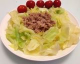 茹でキャベツの和風ツナ和え作り方4写真