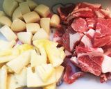2種!!タケノコと豚肉バター炒め＋餅もち作り方1写真