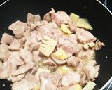 2種!!タケノコと豚肉バター炒め＋餅もち作り方2写真
