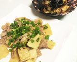 2種!!タケノコと豚肉バター炒め＋餅もち作り方7写真