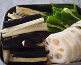 ★15分完結★野菜素揚げXめんつゆ作り方1写真