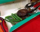 ポケグリでこんがりハンバーグ作り方4写真