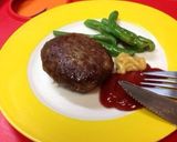 ポケグリでこんがりハンバーグ作り方5写真