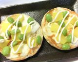 紫蘇香る❀沢庵×枝豆のチーズマフィン作り方3写真