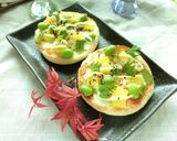 紫蘇香る❀沢庵×枝豆のチーズマフィン作り方4写真