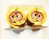 金髪女の子のキャラ弁当作り方1写真