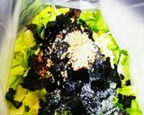 レジ袋でチョレギ風サラダ作り方5写真