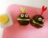 妖怪ウオッチキャラ弁!黒鬼参上!作り方1写真