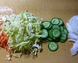 春が来た♪春野菜のサラダ作り方2写真
