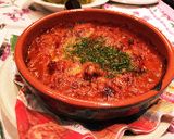 トリッパと白いんげん豆のトマト煮込み作り方12写真