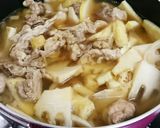 筍と豚肉の甘辛炒め煮★ゴマ油風味作り方7写真
