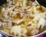 筍と豚肉の甘辛炒め煮★ゴマ油風味作り方7写真