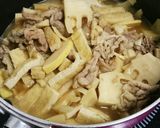 筍と豚肉の甘辛炒め煮★ゴマ油風味作り方9写真