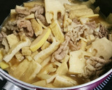 筍と豚肉の甘辛炒め煮★ゴマ油風味作り方9写真