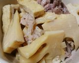 筍と豚肉の甘辛炒め煮★ゴマ油風味作り方10写真