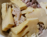 筍と豚肉の甘辛炒め煮★ゴマ油風味作り方10写真