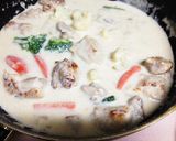 お餅のホワイトソースで☆チキングラタン作り方3写真