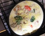 お餅のホワイトソースで☆チキングラタン作り方4写真