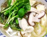 寺田家のスープでむね肉と高野豆腐のうどん作り方7写真