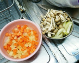 栄養満点シャキシャキ食感絶賛中華スープ作り方1写真
