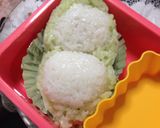 キャラ弁 枝豆キティー作り方4写真