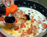 アスパラとベーコンのホワイトパスタ作り方7写真