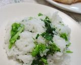 菜の花とベーコンのお手軽☆洋風混ぜご飯作り方4写真
