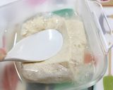糖質オフ☆凍り豆腐の卵チャーハン☆もどき作り方3写真