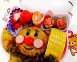 焼きおにぎりdeアンパンマン弁当…♩作り方1写真