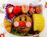 焼きおにぎりdeアンパンマン弁当…♩作り方2写真