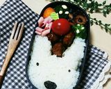 超簡単!!キャラ弁 リサとガスパール作り方3写真