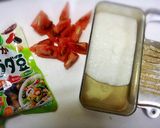 簡単!冷やしトマトの長芋とろろがけ作り方1写真