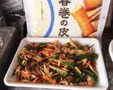 新ジャガとピーマンたっぷりの春巻き作り方5写真