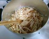 簡単♪ 筍 もやし 豚挽き肉の ピリ辛煮作り方4写真