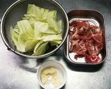 ♪ 春キャベツと豚肉のパスタ ♪作り方3写真