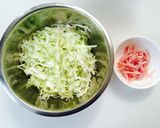春キャベツたっぷり♡卵焼き作り方1写真