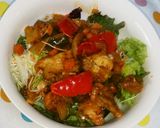 鶏肉と夏野菜のカレー焼き作り方3写真