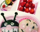 アンパンマンとバイキンマンキャラ弁作り方7写真