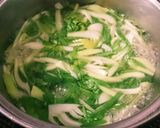 チンゲン菜とたまごの温スープ♪作り方3写真