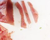 鶏もも肉と水菜のマヨポン炒め作り方2写真
