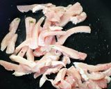 鶏もも肉と水菜のマヨポン炒め作り方3写真