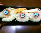 妖怪ウォッチ キャラ弁 枝魔目さま作り方7写真
