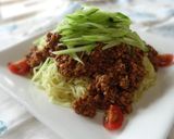 ジャージャー麺(余りの肉味噌で)作り方9写真
