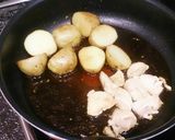 てりてり☆新じゃがと鶏肉炒め作り方5写真