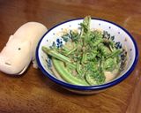 簡単♪おいしいこごみのマヨ和え作り方5写真