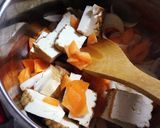 お肉なし、アボカドと厚揚げのカレー作り方3写真