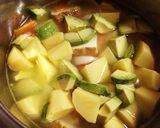 お肉なし、アボカドと厚揚げのカレー作り方4写真