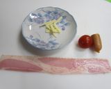 お弁当に♪ベーコン巻き②ウィンナーチーズ作り方1写真