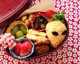 【簡単】キャラ弁 おにぎり 宇宙人作り方5写真