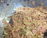 ちょっとの肉で超ボリュームバーグ!！作り方2写真